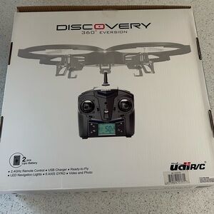Discovery 360° Eversion Drone - Black and White Packaging